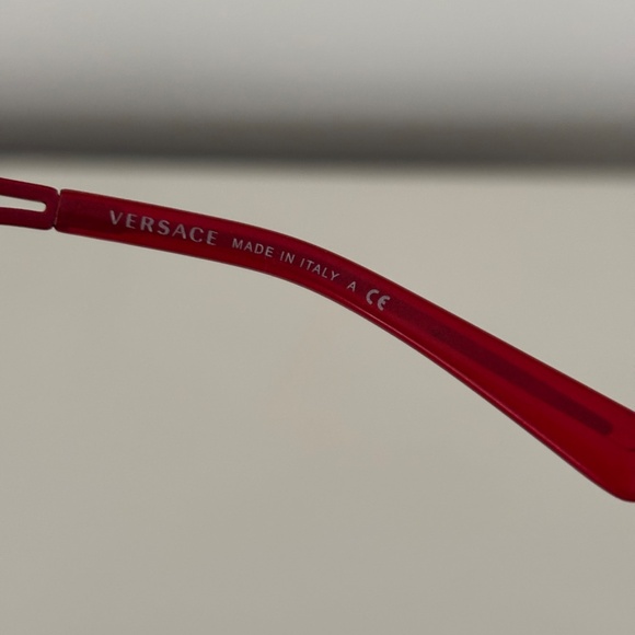 VERSACE Wire RocK Pilot Medusa 2160 Red Gold VE2160 Aviator Sunglasses Unisex main image 13